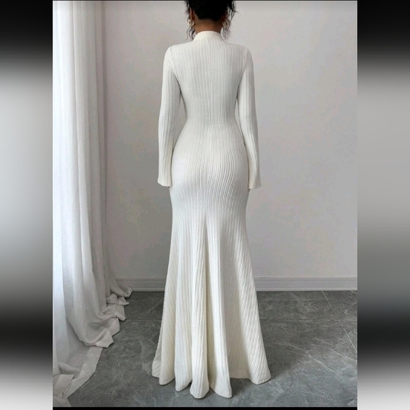 Chinese Style Long Sleeve Stand Collar Patchwork Waist Fitted Casual Elegant - Picture 2 of 5